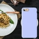 thumbnail image 3 of funda para iPhone 8, funda para iPhone 7, de caucho y gel de silicón líquido con forro de gamuza de microfibra Levamdar 2033035-2, 3 of 8