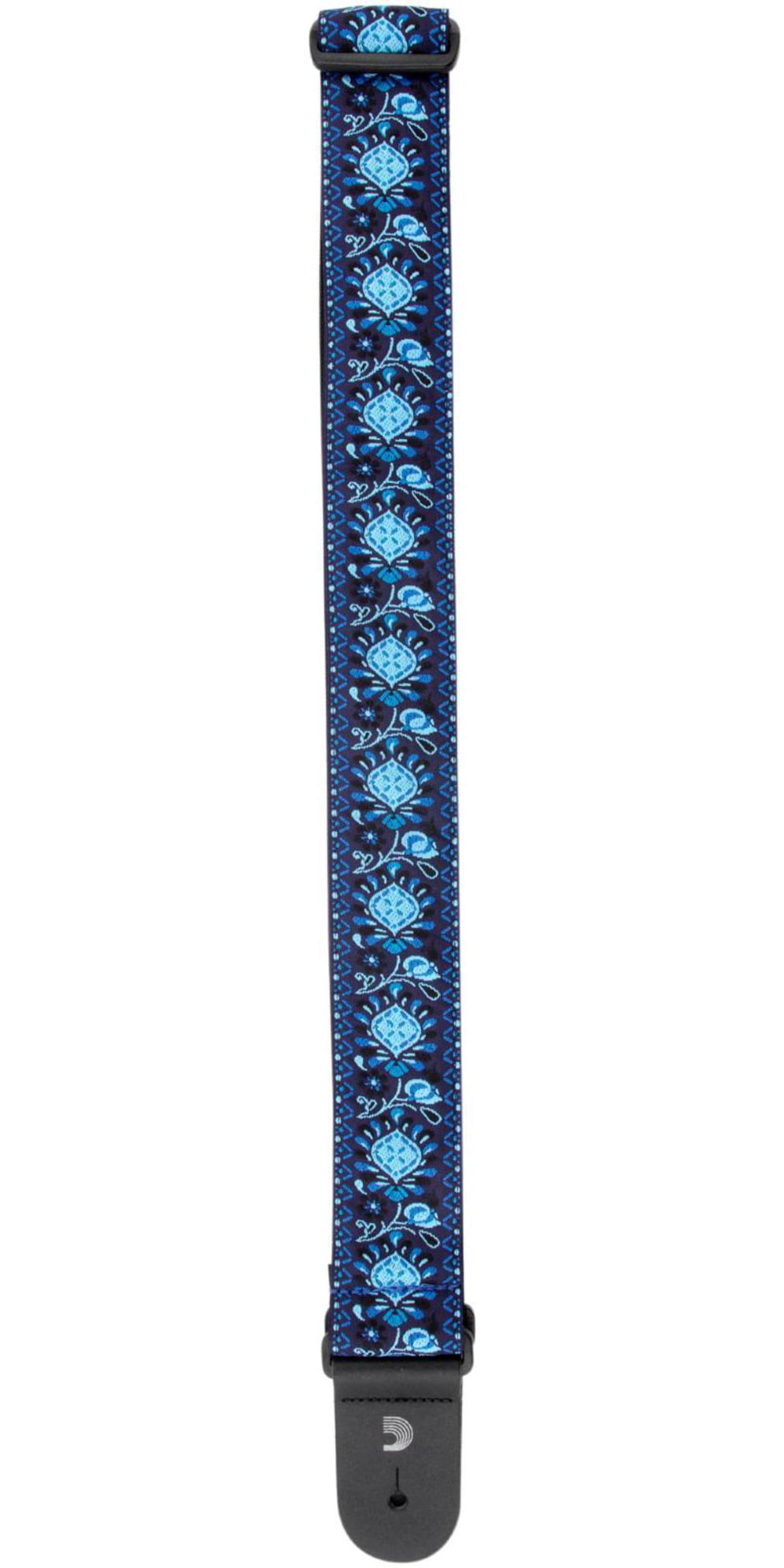D'Addario 2" Woven Guitar Strap, Monterey 2 Blue