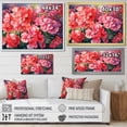 thumbnail image 4 of Designart "Blooming Geraniums At Sunset" Geraniums Canvas Prints, 4 of 7