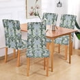 thumbnail image 2 of Yayeee 2 Pack Dining Chair Covers Stretch Parson Chairs Slipcovers Seat Protector, Blue Blossom, 2 of 6