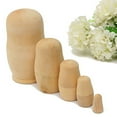 thumbnail image 2 of AYYUFE Russian Dolls Smooth Surfaceative Wood Russian Stacking Dolls Home, 2 of 6