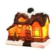 thumbnail image 2 of Christmas Winter Village Houses Set LED Lighted DIY Christmas Figurines Christmas Miniature Resin Ornament Kits Christmas Cedar Bare Branch Tree Street Lamp, 2 of 8