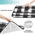 thumbnail image 4 of RMDQTR 2Pack Set of Medium and Large Pet Potty Pads Reusable Ultra-Absorbent Pet Training Pads Leak-Proof Pet Pads White Black Checkered, 4 of 7