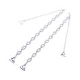 thumbnail image 4 of 1 Pair of Adjustable Rhinestone Bra Straps Shiny Underwear Straps (Silver), 4 of 6