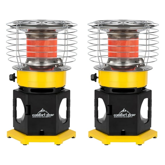 Comfort Gear 2 Pack 360 Degree Indoor/Outdoor Portable Propane Space Heater