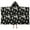 Daisy Flower Pattern, variant on Navy Daisy Flower Pattern Hooded Bath Towel,50"x30" for Ages 3 To 12 Kids, Quick Dry Lightweight Soft Microfiber Hood Beach Towel Cover Up for Kids
