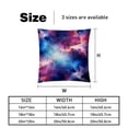 thumbnail image 5 of Galactic Planet Set of 2 Velvet Throw Pillow Covers Inserts with 16x16, 18x18, 20x20 Inches Chair Pillow Covers - Unique Patterns for Throw Pillows for Various Occasions, 5 of 6