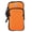 Orange, variant on Premium Neoprene Gym Arm Pouch Blue Sport Running Armband Phone Case Holder Adjustable Elastic Strap Dual Storage Bags (7 inches / 18.0 cm)