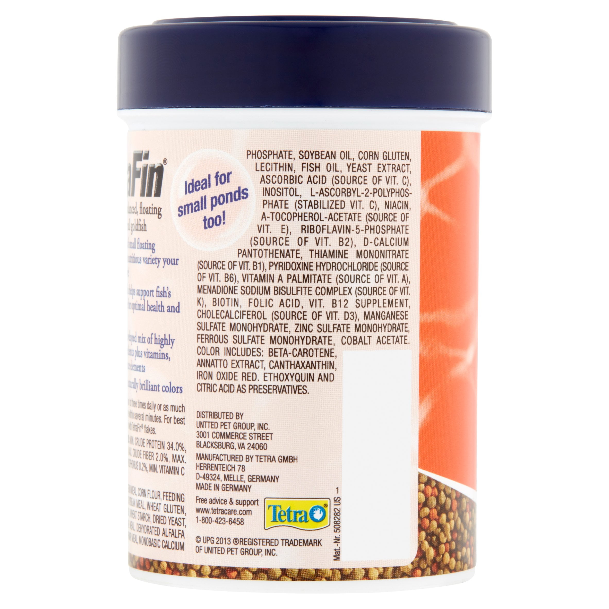 Tetra Goldfish Variety Floating Pellets Fish Food, 1.87 oz.