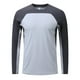 thumbnail image 4 of pstuiky camisa de manga larga para hombre, Camiseta de manga larga con cuello redondo para hombre, elástica, para entrenamiento físico, secado rápido y con protector solar. camisetas de hombre xl, 4 of 5
