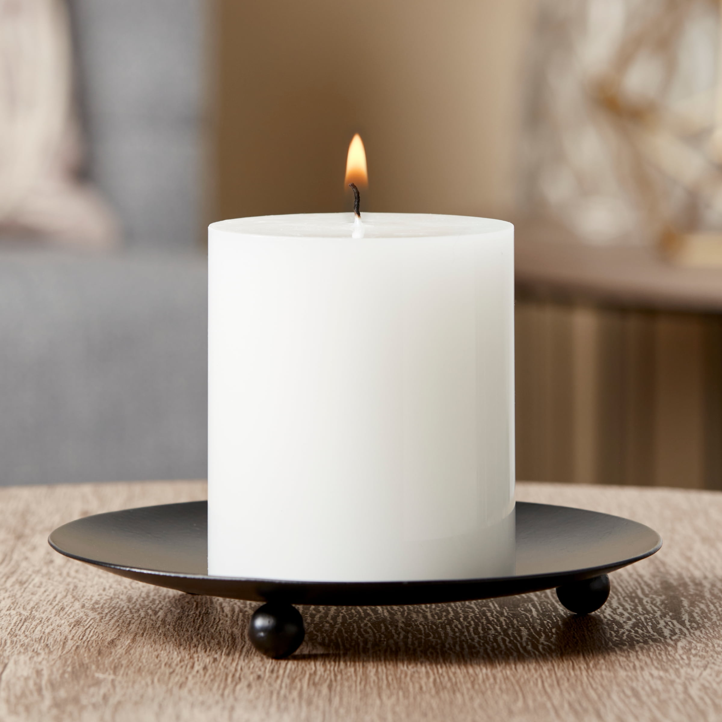Mainstays Unscented Pillar Candle, 2.5 x 2.8 Inches, White