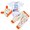 White, variant on Mercatoo Baby Outfits Toddler Carrot 𝐂artoon Print Shirt and Pants 𝐑abbit Print Romper Outfits Set Chic Wearproof Outwear