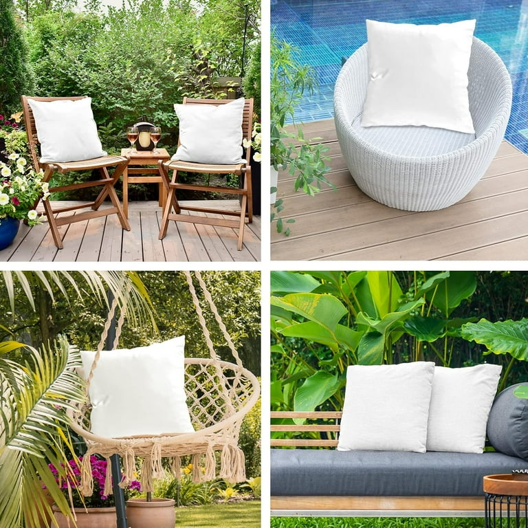 Fairy 26x26 Inches Outdoor Pillow Inserts Set of 2, Waterproof