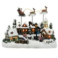 thumbnail image 4 of Kurt Adler C5605 Battery Operated Musical LED Village with Santa and Deer, 11-Inch, 4 of 4