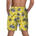 thumbnail image 4 of Goofa Honeybee Printed Men's Swim Trunks Board Shorts Quick Dry Mens Swimming Trunks with Compression Liner,Breathable Fit Hawaii Beach Shorts-XX-Large, 4 of 9