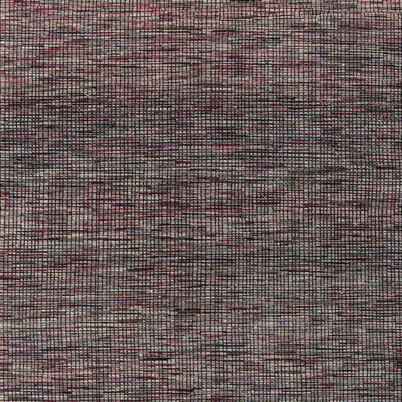Ahgly Company Machine Washable Indoor Square Abstract Rosy Pink Area Rugs, 8' Square
