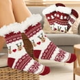 thumbnail image 3 of AGCAN Fuzzy Socks for Women, Warm Thick Furry Indoor Winter Xmas Socks, One Size, 3 of 9