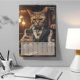 thumbnail image 2 of Badass Cats Wall Calendar 2026, Funny Cat Calendar with 12 Hilarious Photos, Humor Themed Wall Calendar for Home Decor, 2 of 5