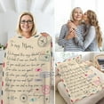 thumbnail image 5 of Birthday Gifts for Mom,Mom Birthday Gifts from Daughter,Gifts for Mom Birthday,to My Mom Blanket from Son,Lightweight Soft Warm Throw Blankets for Home Office Sofa Gifts for Mom Mother 60"x80", 5 of 6