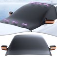 thumbnail image 4 of Magnetic Car Snow Cover Front Windshield Ice Frost Guard Sun Protection Outdoor, 4 of 10