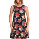 thumbnail image 1 of Balery Red Rose Flower Vestidos de verano para mujer con estampado: vestido holgado sin mangas, vestido playero informal y cómodo para días calurosos., 1 of 7