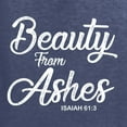 thumbnail image 5 of Wild Bobby Beauty From Ashes Isaiah 61:3 Inspirational/Christian Unisex Graphic Hoodie Sweatshirt, Vintage Heather Navy, Large, 5 of 5