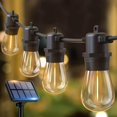 thumbnail image 1 of RENDIN Luces Solares para Exterior Jardin - 16m 16 Focos LED S14 Inastillables con USB Cargar, Impermeable IP65, Guirnalda Luces para Iluminaci&oacute;n de Patio Navidad, 1 of 7