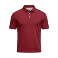 thumbnail image 4 of Mens Golf Polo Shirts 2026 Casual Short Sleeve T-Shirts Moisture Wicking Button Down Classic Fit Solid Tees, L, 4 of 6