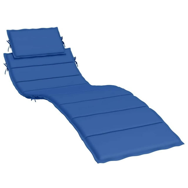 Cojín para Tumbona de Exterior vidaXL Patio Azul Real Tela Oxford