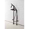 thumbnail image 2 of Aqua Vintage CCK8105DX Concord Freestanding Tub Faucet with Supply Line, Stop Valve, Oil Rubbed Bronze, 2 of 8