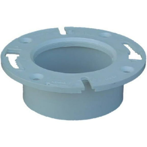 Genova Products 75141 4 x 4 in. Closet Flange - White