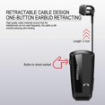 thumbnail image 4 of Fineblue F990 Wireless Business BT Headset in-Ear Retractable Earphone Hands-free Sport Driver Earphone Telescopic Clip on Stereo Earbud With Mic, 4 of 5
