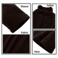 thumbnail image 7 of Men's Quarter Zip Polar Fleece Pullover Sweatshirt, Black 2XL, 1 Count, 1 Pack, 7 of 7