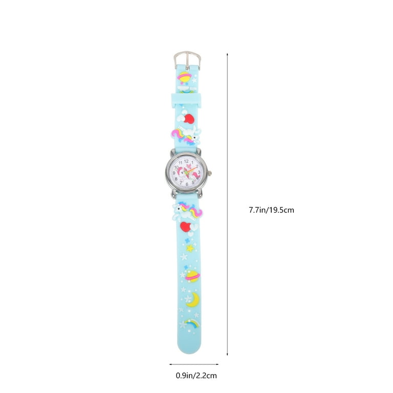 Silicone Band Kids Watch Unicorn Wrist Watch Decorative Girls Boys