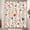 Multi2, variant on Cute Floral Shower Curtain,Boho Kids Watercolor Flower Fabric Spring Girls Girly Wildflower Pink Cloth Bathroom Curtains, Funky Trendy Plant Bathroom Decor Set with Hooks 72x72 Inch