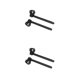 thumbnail image 4 of Sidaley Manillar de empuñadura con clip de horquilla CNC universal para motocicleta Negro 31 mm 2piezas, 4 of 4