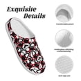 thumbnail image 5 of Lsque French Bulldog1 Pattern Womens Comfort Cotton on Scuff With Memory Foam and Anti-skid Sole Slipper-42/43, 5 of 7