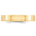 thumbnail image 2 of Auriga Fine Jewelry 14K Yellow Gold 4mm Lightweight Flat Wedding Band for Men Size 13.5, 2 of 5