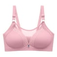 thumbnail image 2 of Women's Push Up Lace Bra - Underwire Padded Add 1 Cup, Full Coverage Plunge T-Shirt Bra, Comfort Lift Up for Everyday Use Pink 40, 2 of 6