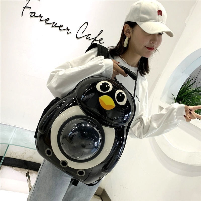 Pet bag cat bag space capsule breathable outdoor portable backpack dog bag backpack large cartoon cat backpack