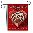thumbnail image 1 of Heart-shape Printing Double Sided Flag Sign Banner Valentines Day Party Decor - Jxlgv, 1 of 5
