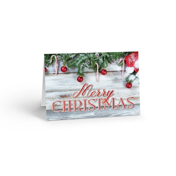 Stonehouse Collection Rustic Merry Christmas Card - B20500