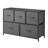Free Shipping! Mainstays Fabric Storage Dresser for Bedroom Grey with 5 ...