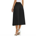 thumbnail image 3 of BUWTTER Womens Skirts Trendy Maxi Below Knee Lace Hollow Loose Fit High Waist Pull On Comfortable Spring Summer Fall Black Skirt XXL, 3 of 5