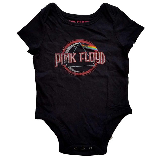 Pink Floyd - Body para Bebé Dark Side Of The Moon Vintage Bebé (Negro)