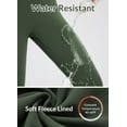 thumbnail image 3 of BALEAF Women's Fleece Lined Leggings Waterproof Winter Hiking Pants Thermal Running Tights Zipper Pockets High Waisted Cold Weather Green X-Small, 3 of 7