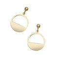 thumbnail image 2 of JewelStop 14k Yellow Gold 20.5x13.7mm Polished Post Drop Earrings with Push Back Clasp, 2 of 5