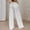 White, variant on Women's Sequin Sparkle Pants Elastic Waist Wide Leg Party Club Trousers White XL