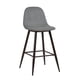 thumbnail image 4 of Conjunto de 2 Sillas de Bar de Cocina Interior Sin Brazos Gris, Bancos para Barra Respaldo Alto HOMEMAKE FURNITURE Clásico Minimalista, 4 of 8