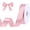 Pink, variant on Minzimin Satin Ribbon, 1 Inch x 50 Yards, Polyester Ribbon, Easy To Cut, Gift Wrapping, Summer Wedding, Floral Bouquets, Hair Bows, Crafts, Christmas Home Decor